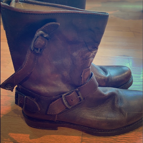 Frye Shoes - Frye Buckle Boots sz 9